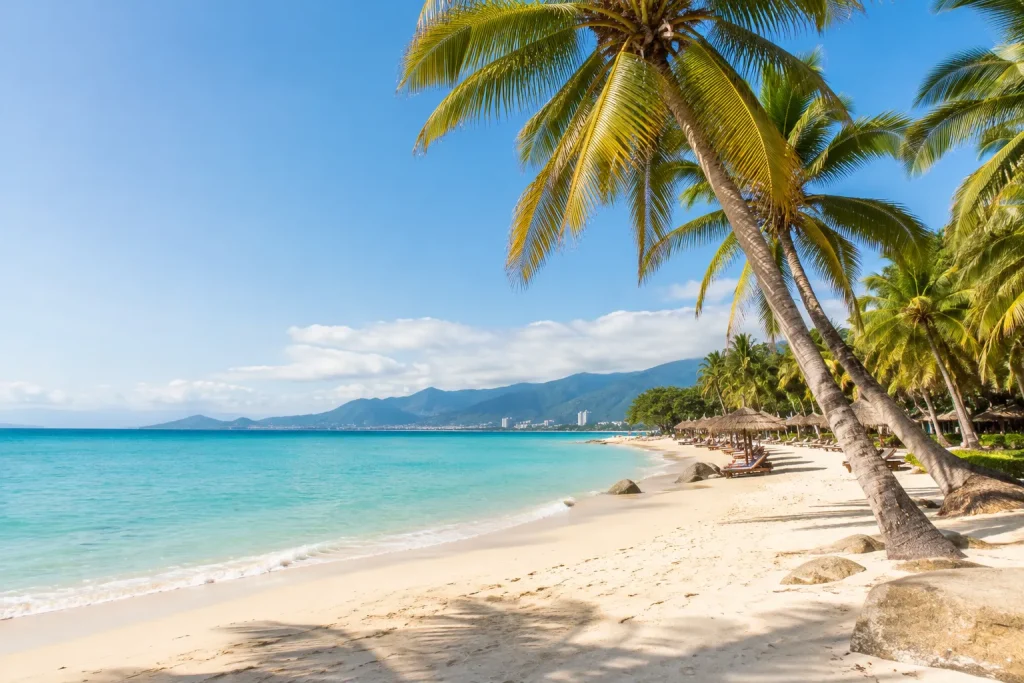 A tropical beach in Hainan, where winter remains the best time to visit this part of southern China