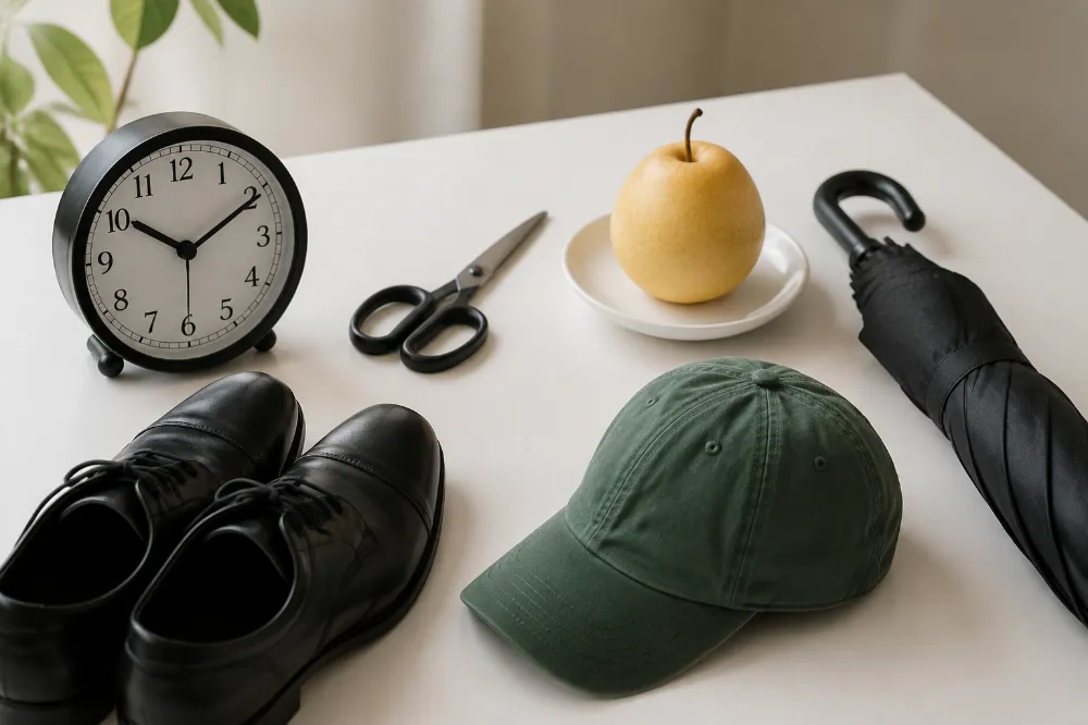Items to avoid giving at Chinese New Year: clocks, scissors, pears, umbrellas, black shoes, and green hats